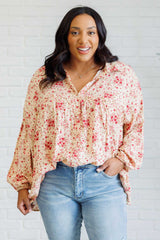 Poplin Woven Floral Button Down Top Andree By Unit