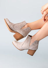 Tarim Bootie in Grey Not Rated