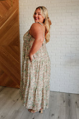 Tiptoe Through the Tulips Square Neck Tiered Dress Polagram
