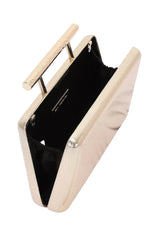 Metal Handle Top Case Clutch Simmer & Fay