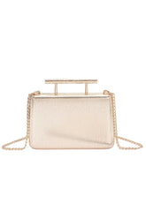 Metal Handle Top Case Clutch Simmer & Fay