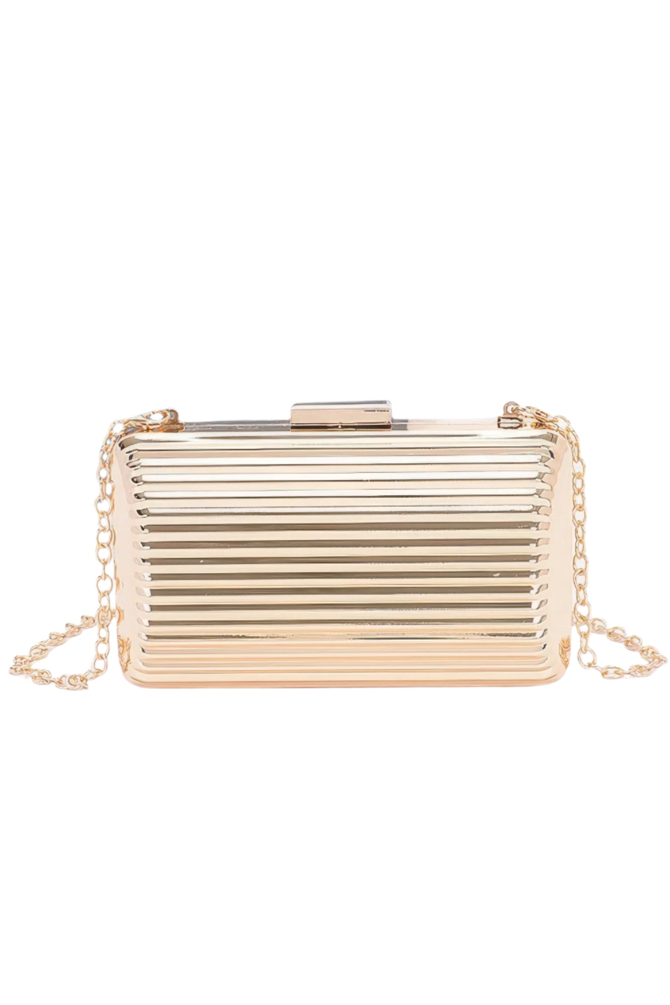Minimalist Metal Case Clutch Simmer & Fay Gold