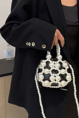 Faux Pearl Party Clutch With Pouch Simmer & Fay
