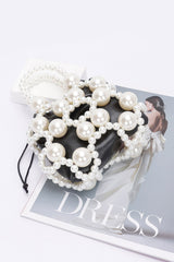 Faux Pearl Party Clutch With Pouch Simmer & Fay