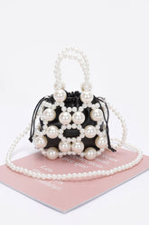 Faux Pearl Party Clutch With Pouch Simmer & Fay