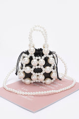 Faux Pearl Party Clutch With Pouch Simmer & Fay