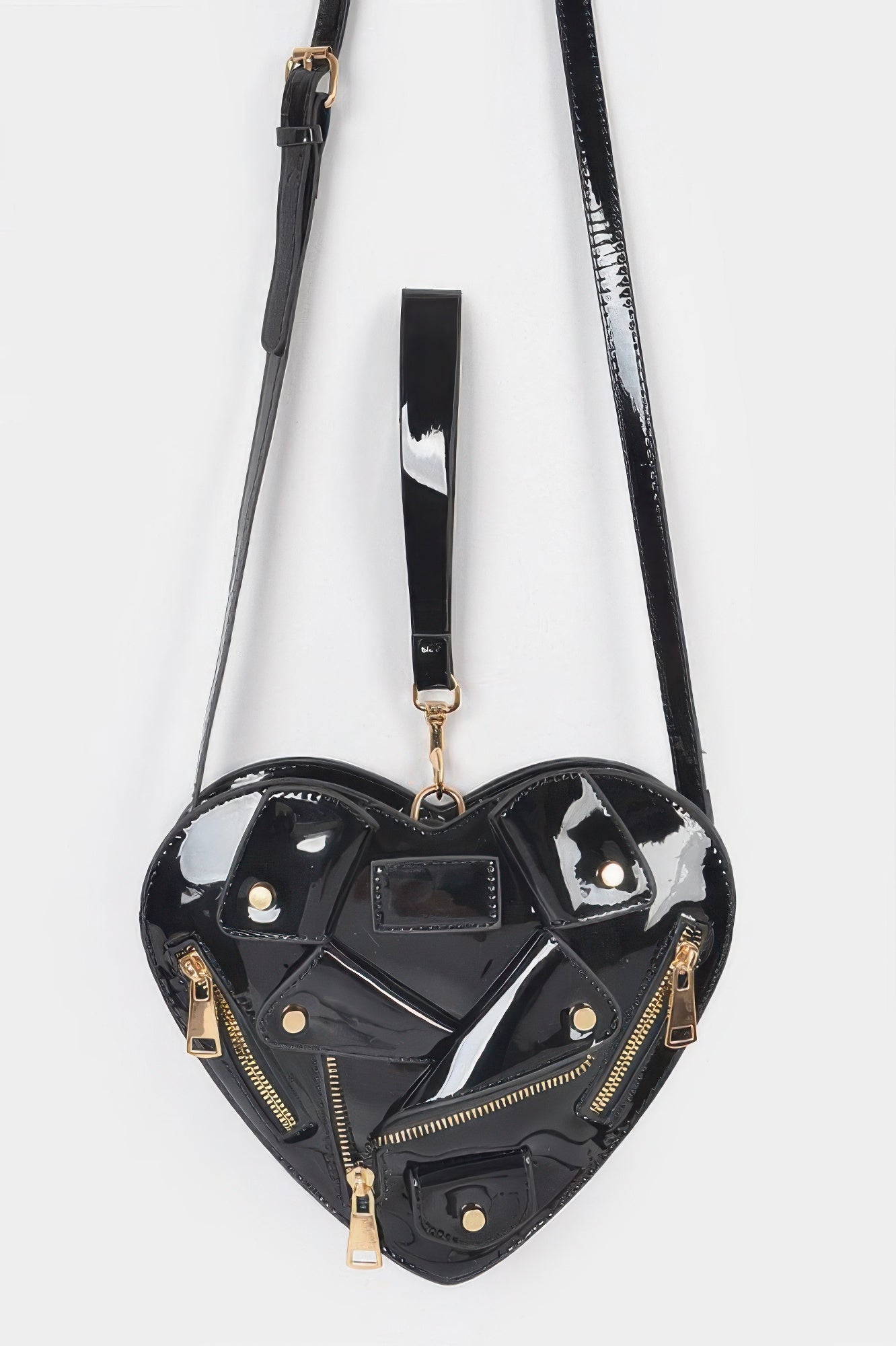 Heart Shape Jacket Crossbody Bag Simmer & Fay