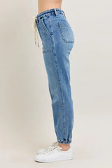 High Waist Denim Jogger Judy Blue