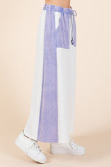 Color Block Wide Leg Pants Mittoshop