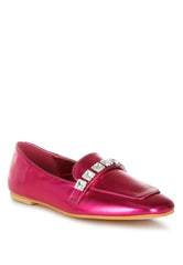 Celosia Metallic Diamante Strap Loafers Rag Company
