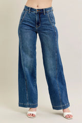 High Waist Wide Leg Jeans With Plus Size Judy Blue
