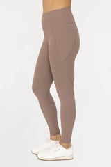 Soft Ribbed High Waisted Leggings Mono B