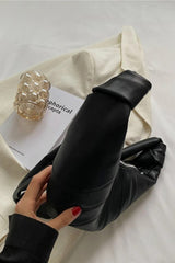 Vegan Leather Croissant Crossbody Bag ZENANA