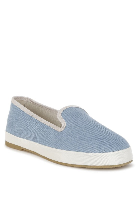 Palin Denim Slip On Loafers Rag Company Light Blue US-5 / UK-3 / EU-36