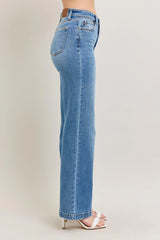 High Waist Straight Jeans With Plus Size Judy Blue