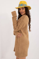 Long Cable Knit Chunky Sweater Badu
