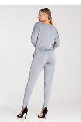 Drawstring Waist Jumpsuit Figl