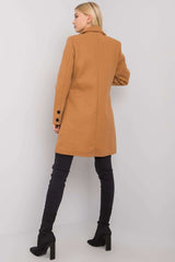 Classic Buttoned Long Overcoat Och Bella