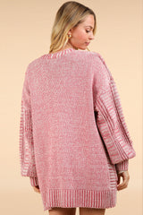 Cable Knit Open Front Cardigan Very J