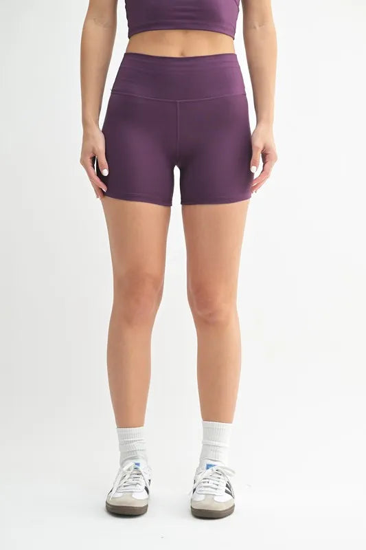 Venice Cloud Light Contour Biker Shorts Mono B MERLOT S