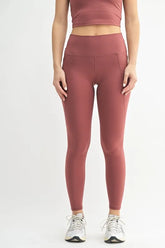 Venice Cloud Light Sculpt High-Waisted Leggings Mono B RED PEAR M
