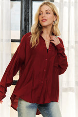 Button Down Linen Shirt Adora