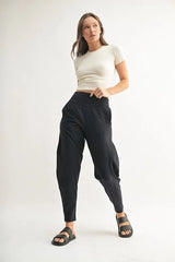 Flowbarrel High Waist Active Pants Mono B