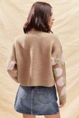 Strawberry Fruit All Over Button Sweater Cardigan So Me