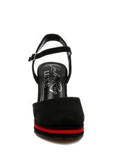 Manifest Dual Tone Wedge Platform Sandals Rag Company