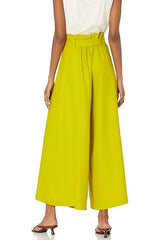 High-Waist Wide-Leg Pants with Belted Tie Waist SALE