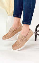Maco Rose Gold Rhinestone Canvas Sneakers Not Rated