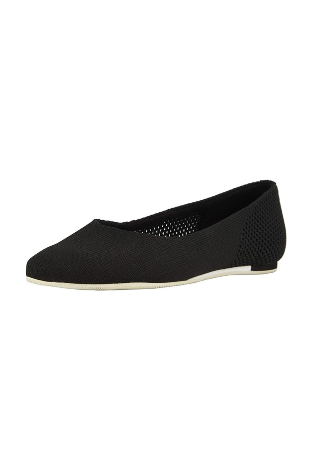SAVA X SoftWalk Women's Lea Knit Ballet Flat in Black SALE