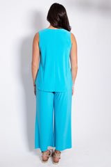 Sunkissed Sleeveless Pant Set Dear Scarlett