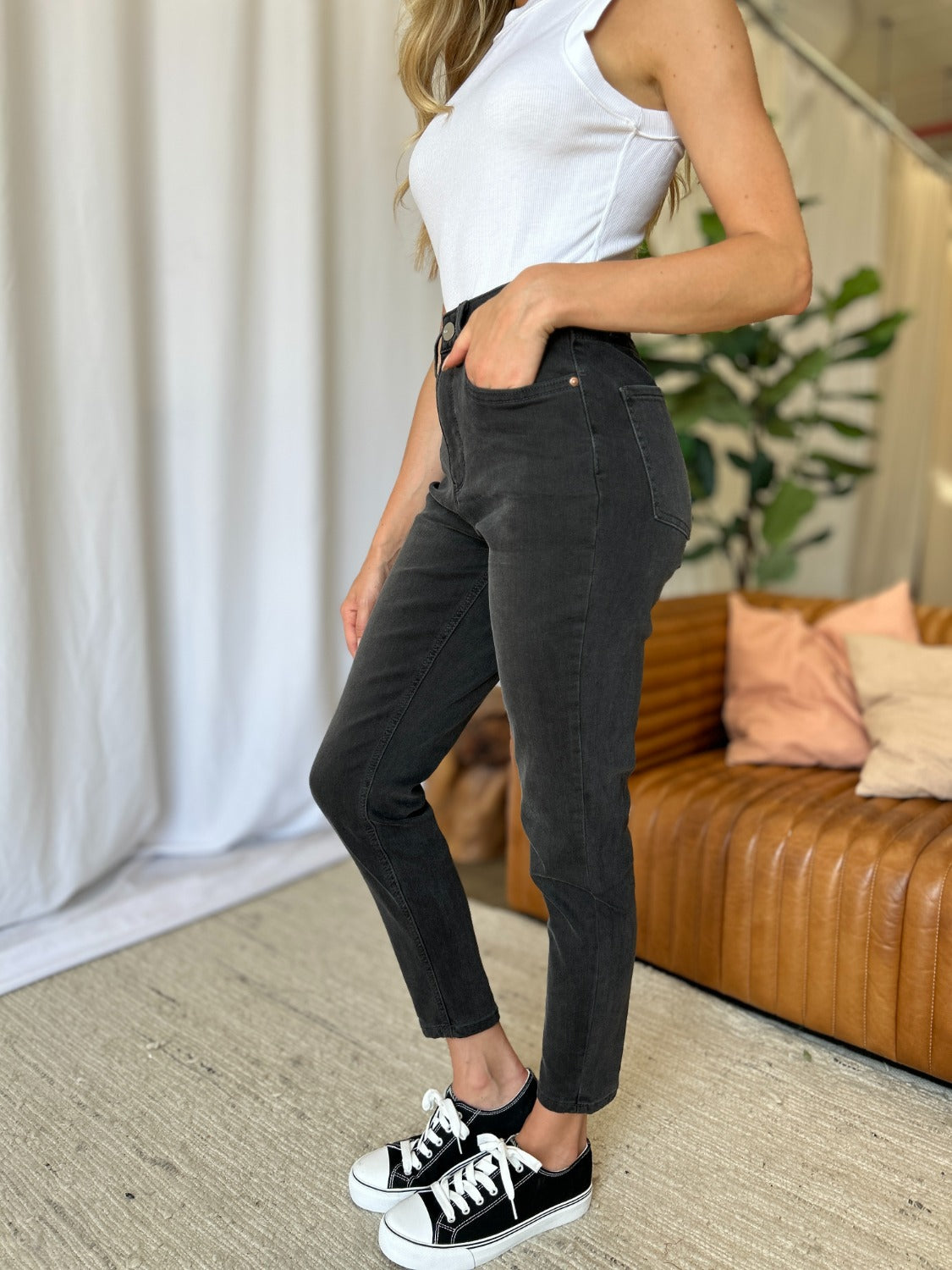 High Rise Tummy Control Skinny Jeans RFM   