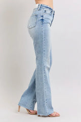 Mid Rise Light Wash Dad Jeans Judy Blue
