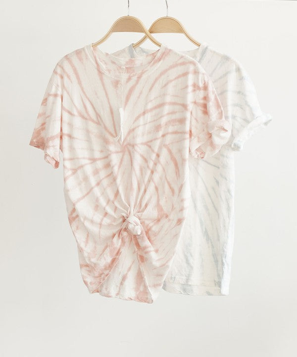 Recycled Cotton Tie Dye Tee Fabina   