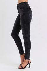 Mid Rise Tummy Control Skinny Jeans Judy Blue