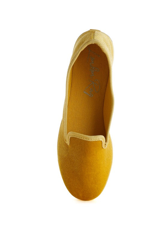 Saba Velvet Round Toe Slip-On Loafers Rag Company