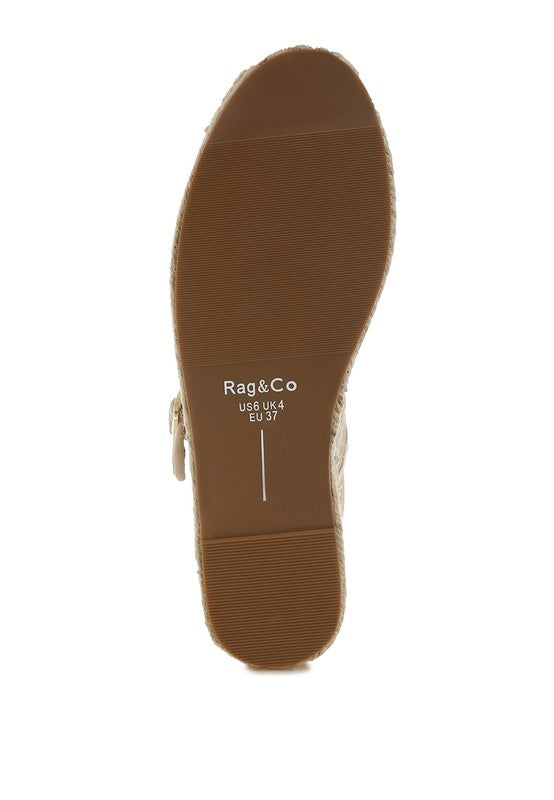 Bolean Soft Suede Leather Mary Jane Espadrilles Rag Company