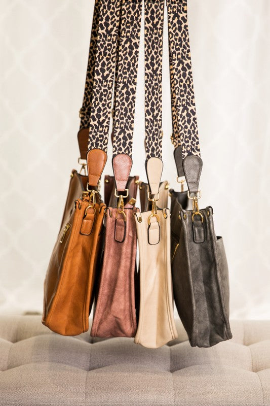 Crossbody Leopard Strap Bag Dani & Em   