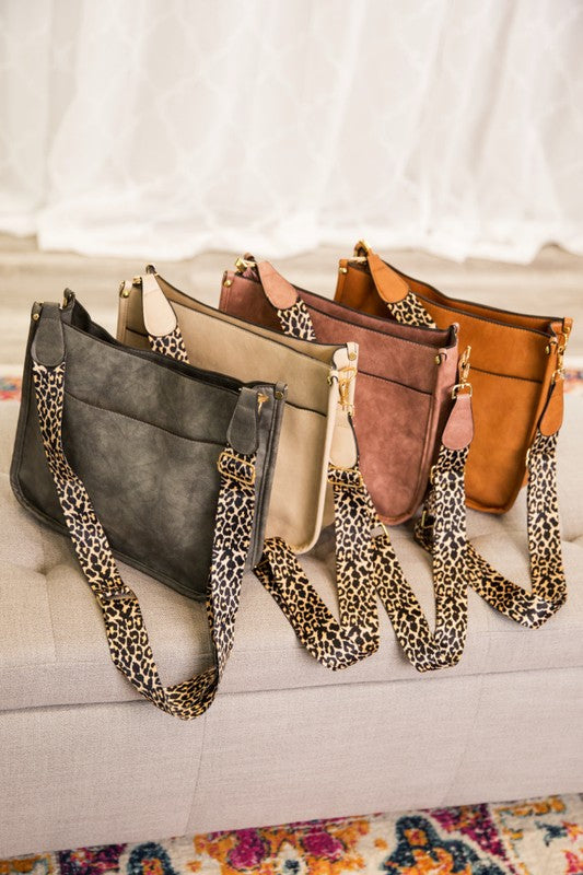 Crossbody Leopard Strap Bag Dani & Em   