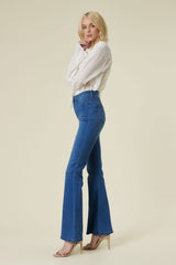 Curvy Flare Sweetheart Jeans Vibrant M.i.U   