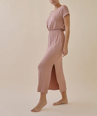 Bamboo Casual Midi Dress Fabina   