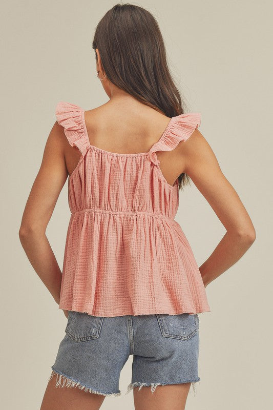 Trixie Sweetheart Ruffled Top Aemi + Co   