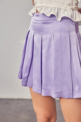 Pleated A Line Mini Skort Do + Be Collection VIOLA S 