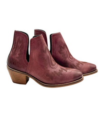 Kickin' Booties in Burgundy Naughty Monkey   