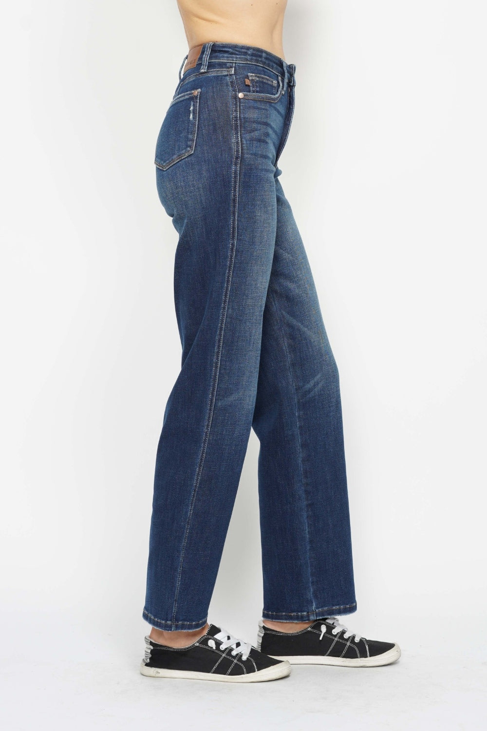 High Waist Tummy Control Jeans Trendsi   