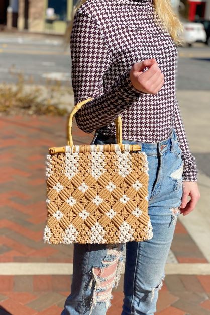 Bamboo Babe Woven Tote Ellison and Young   