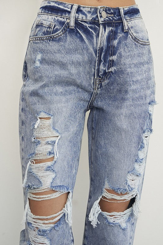 Slim Light Wash Boyfriend Jeans Insane Gene   