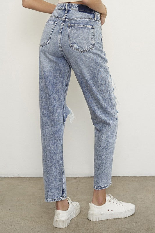 Slim Light Wash Boyfriend Jeans Insane Gene   